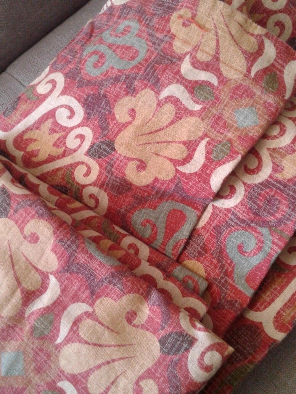 Pottery Barn Madera Linen Cotton Duvet Cover Like New **READ
